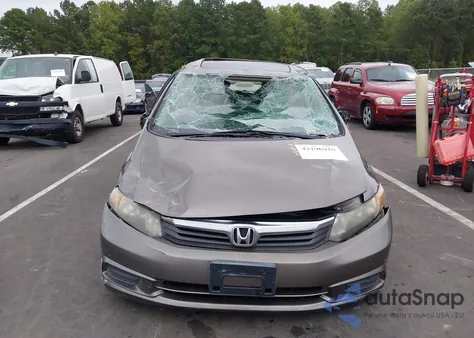2012 Honda Civic Ex-L from USA, damaged, VIN 19XFB2F92CE007193
